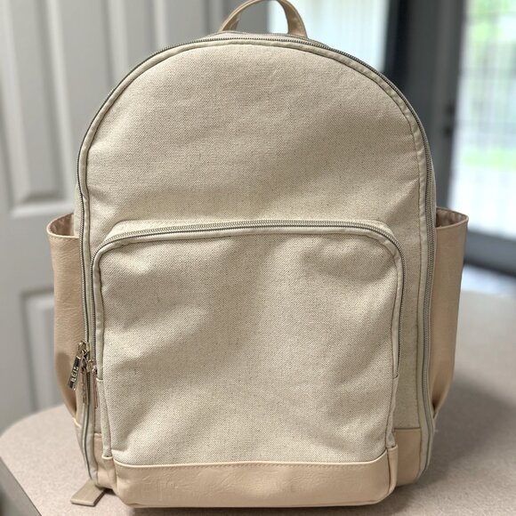 BEIS 'The Backpack' in Beige - Preowned - Picture 1 of 7
